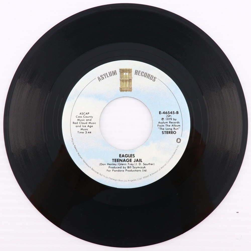 Eagles Heartache Tonight/Teenage Jail 1979 45 rpm 7" Single Vinyl Record E-46545 - Picture 4 of 7